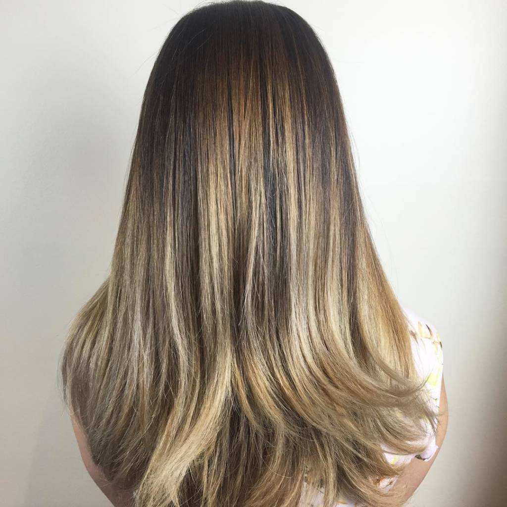 Full Highlights Ash Long Blonde Hair